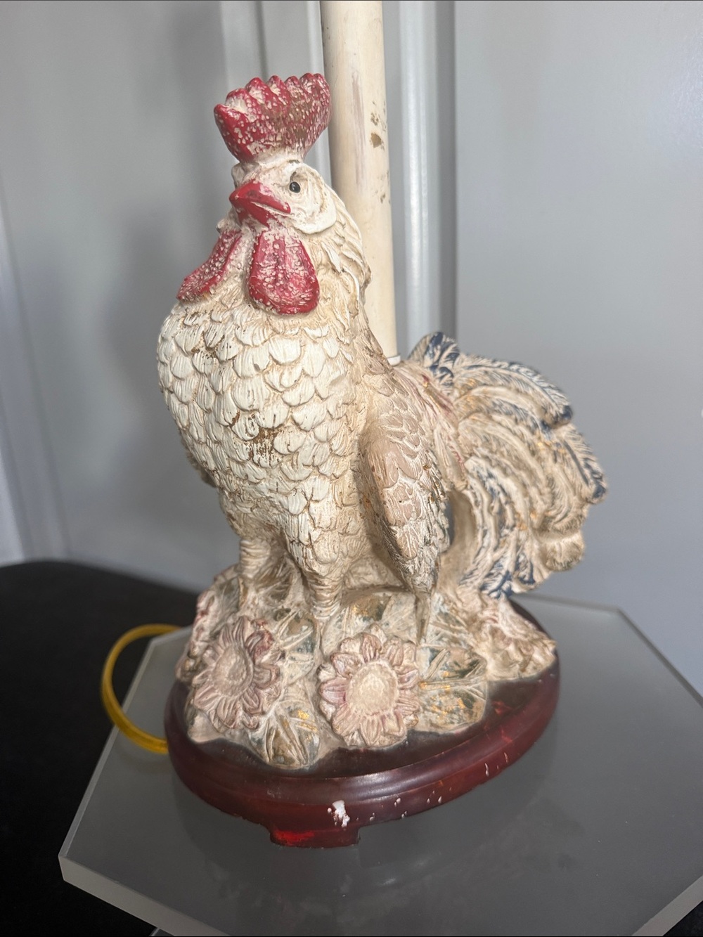 Rooster Table Lamp - Picture 6 of 7